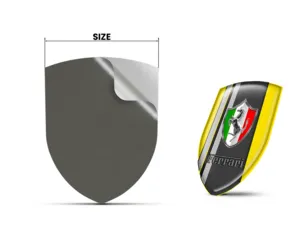 Ferrari Gedruckte Logosticker Edition Premium Anpassbar